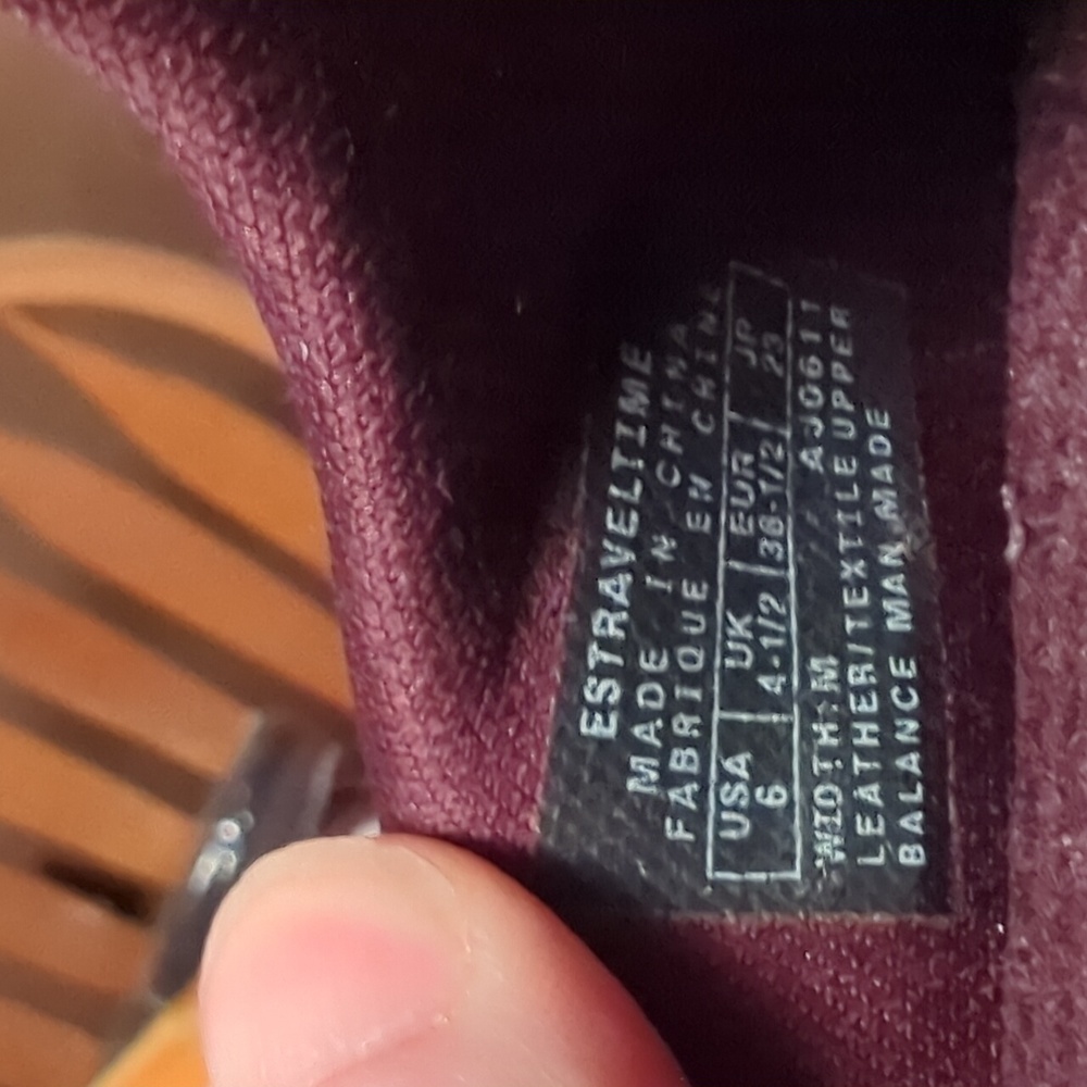 Easy spirit dark red slides - Picture 6 of 6
